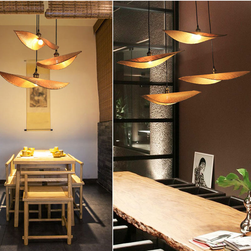 leaf pendant light