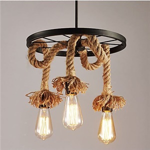 rope chandelier light